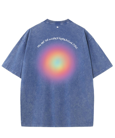 ⁠Cosmic Feelings T-Shirt - Blue