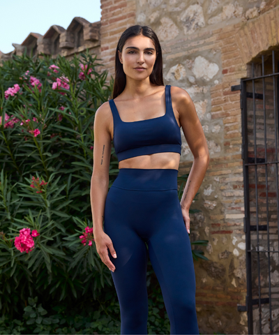 Sardinia Sports Bra - Navy Blue