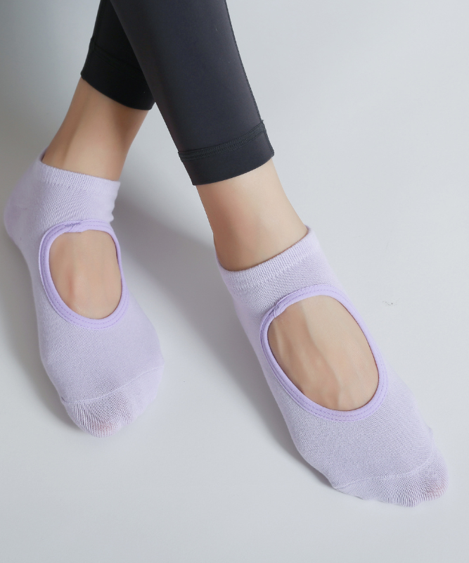 Power Pilates Socks - Purple